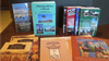 A photo of books on display at the book fair