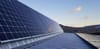 Side view of solar panels in Riverside