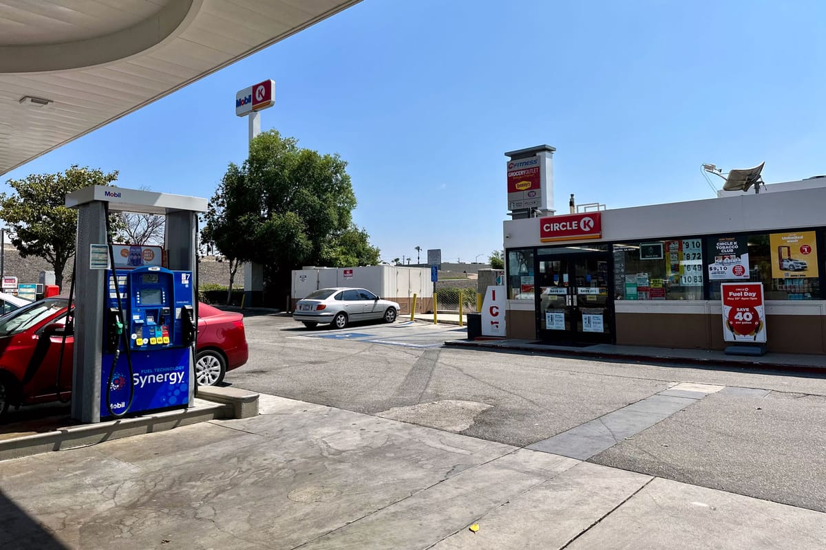 Save 40 cents per gallon of fuel at two Riverside gas stations today